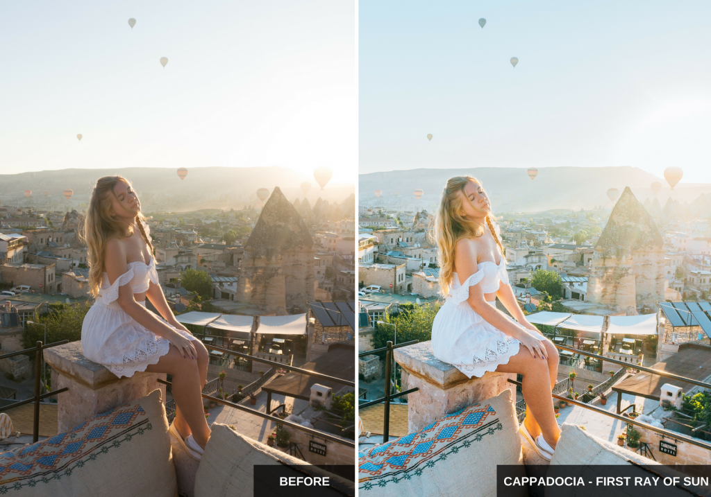 Cappadocia - first ray of sun - wherelifeisgreat Lightroom presets