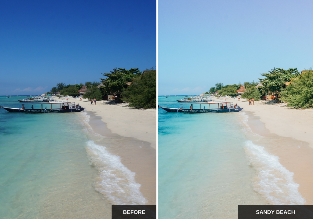 Mediterranean sun Lightroom presets pack ideal for Instagram