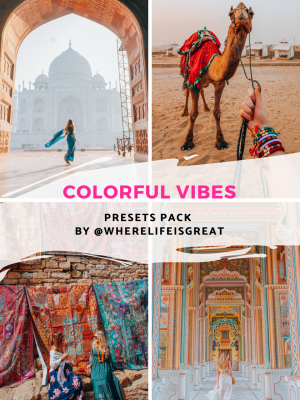 Colorful vibes presets pack by wherelifeisgreat